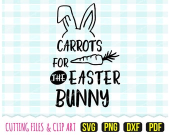 Carrots for the Easter Bunny Svg, DXF, PNG, PDF, Easter Svg, Bunny Svg, Hand Drawn Clip Art, Cutting File, 298