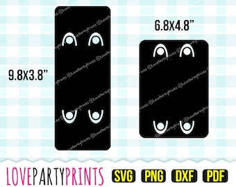 Epoxy Glitter Pen Packaging Svg, DXF, PNG, PDF, Double Glitter Pen Holder, Pen Card Template, Cut Files, 730