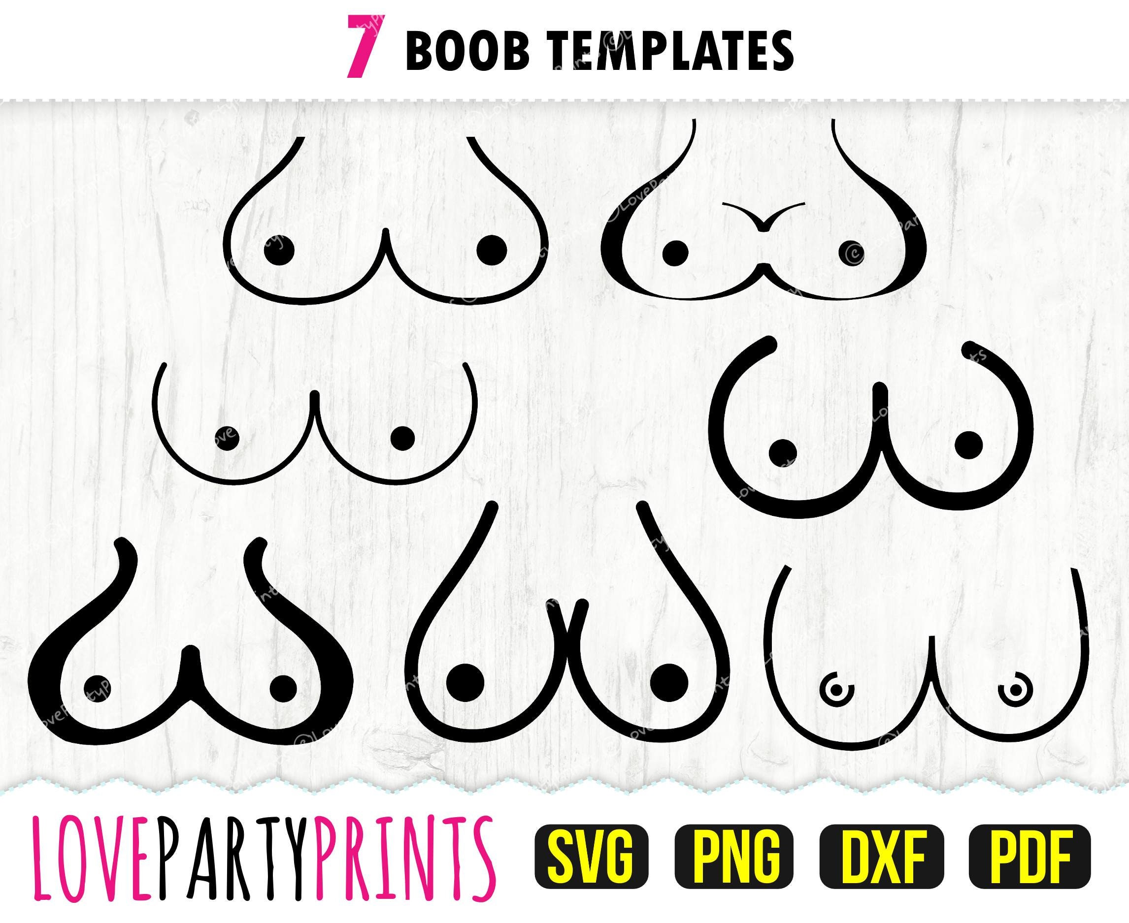 Boob SVG PNG PDF Breasts Svg Boobies Svg Tits Svg Sexy picture
