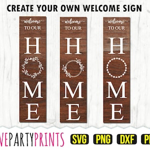 Welcome Porch Sign SVG, DXF, PNG, Pdf, Porch Sign Svg, Front Door Sign Svg, Welcome Wreath Sign, Home Sign Svg, Laser Cut Files, (svg854)
