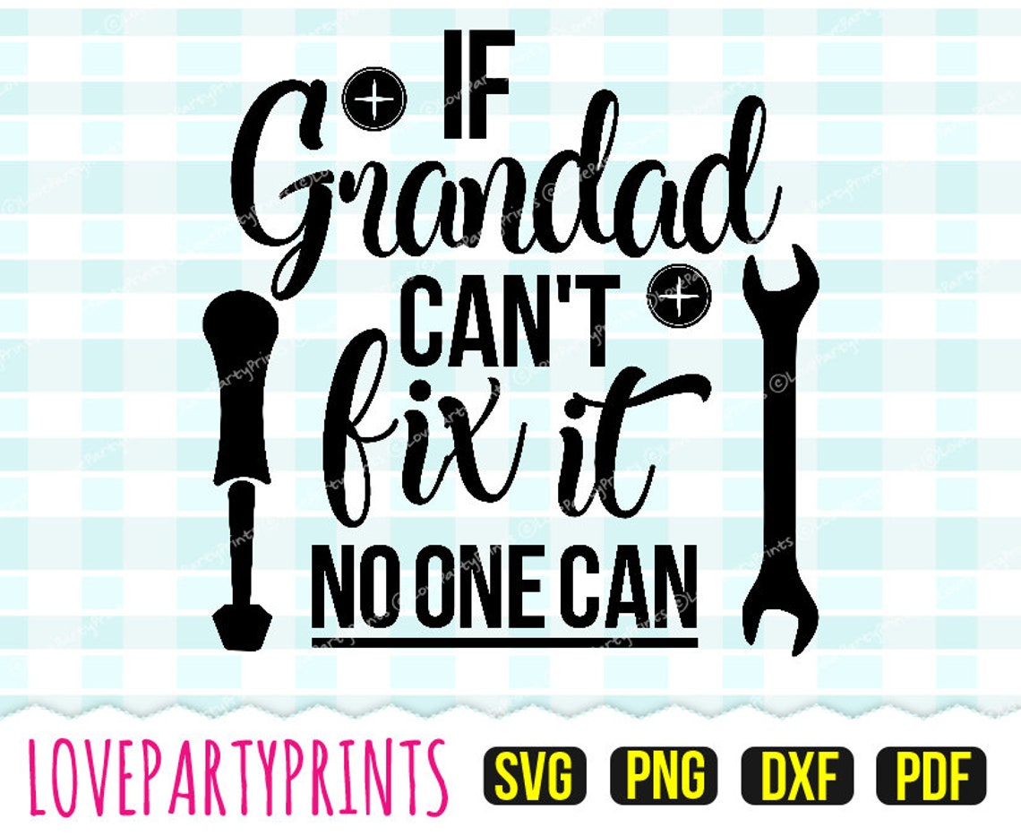 Family Computer Maglietta Uomo Divertente "If Grandad Can't Fix It No One Can" - Per Festa Del Pap&agrave;, 100% Cotone, Taglie S-XXL | 10 Colori T-shirt Uomo Con Scritta Umoristica Su Nonno