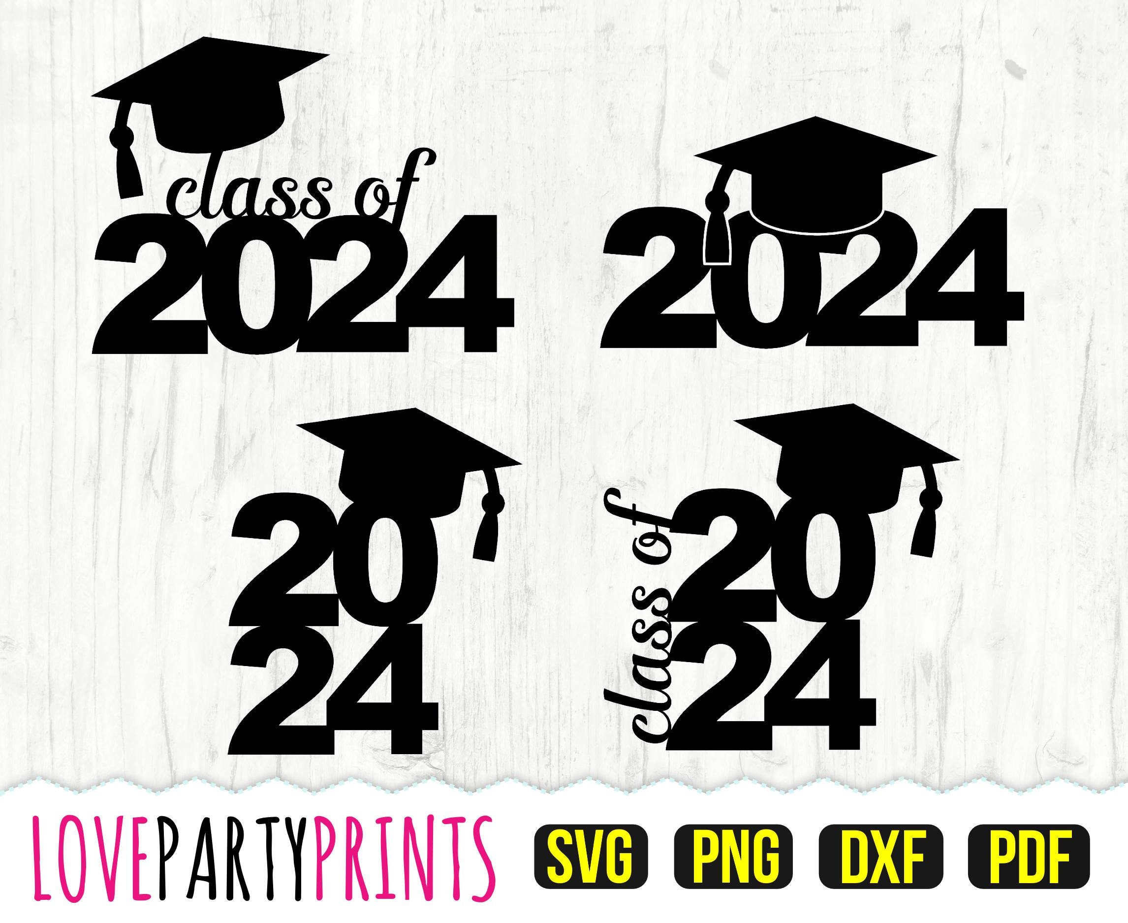 Class of 2024 SVG DXF PNG Pdf Graduation 2024 Svg Etsy UK
