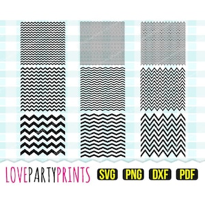 Chevron SVG, DXF, PNG, Pdf, Repeating Patterns, Transparent Background, Clip Art, Cutting Files, (svg559)
