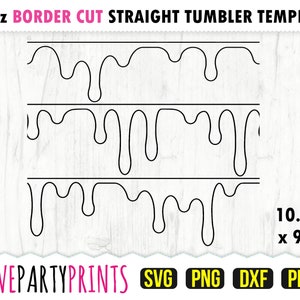 Dripping Blood Template SVG, DXF, PNG, Pdf, 30 oz Skinny Tumbler Template, Tumbler Wrap File, 30oz Straight Wall, Template Cut File, 1194