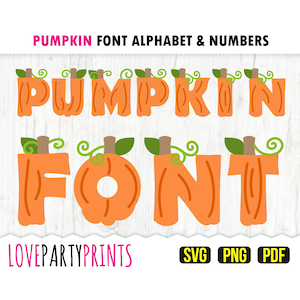 FUENTE DE CALABAZA SVG, Png, Pdf, Alfabeto de calabaza, Números de calabaza, Fuente de imágenes prediseñadas de calabaza, Fuente de calabaza Svg, Fuente de imágenes prediseñadas, Fuente SVG, anb69