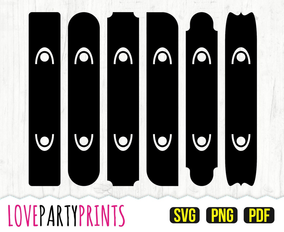 Glitter Pen Packaging SVG, PNG, PDF, Epoxy Glitter Pen Card Holder Card