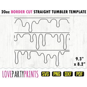 Dripping Blood Tumbler SVG, DXF, PNG, Pdf, 20 oz Skinny Tumbler Template, Tumbler Wrap File, 20oz Straight Wall, Template Cut File, 1193