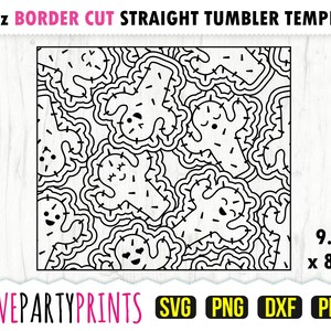 Gobelet en rafale de cactus SVG, DXF, PNG, Pdf, modèle de gobelet skinny 20 oz, fichier d'emballage pour gobelet, mur droit 20 oz, fichier de coupe modèle, 1102