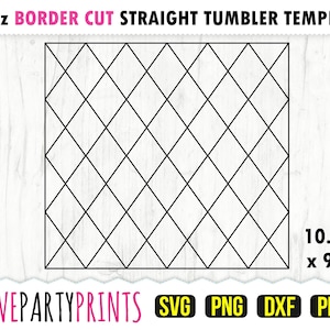 Argyle Tumbler Template SVG, DXF, PNG, Pdf, 30 oz Skinny Tumbler Template, Diamond Pattern Tumbler Template, Template Cut File, (svg761)
