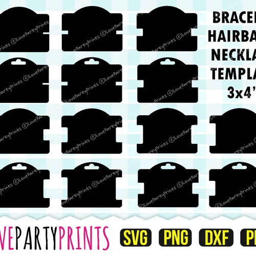 Jewelry Display Template SVG Necklace Holder Template Etsy