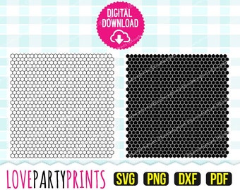 Honeycomb Pattern Svg, DXF, PNG, PDF, 12x12" Repeating Pattern, Clip Art, Cutting Files, 555