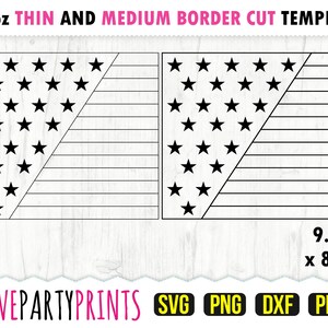 4 juli Tumbler SVG, DXF, PNG, Pdf, 20 oz smal tumblermall, tumbleromslagsfil, 20oz rak vägg, mallklippsfil, 1163 bild 3
