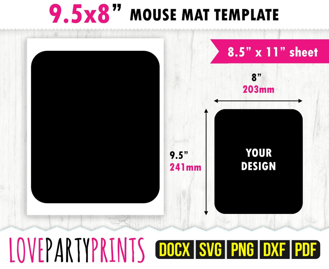 Mouse Pad Template Svg, Pdf, Png, Dxf, Blank Mouse Pad Template, Round Mouse Pad Template Svg, Pdf, Png, Dxf, Blank Mouse Pad Template, Round