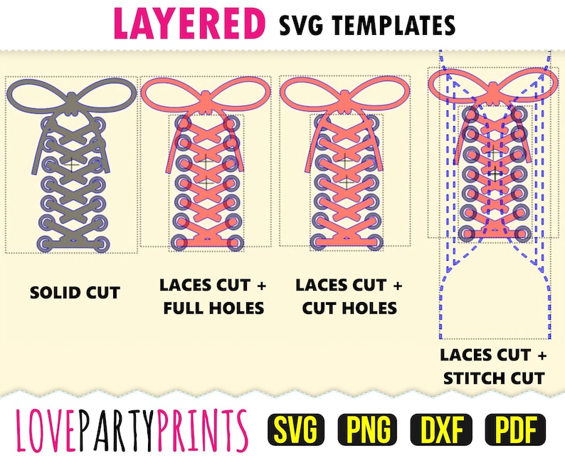 Shoelace Svg DXF PNG PDF Shoe Laces Svg Trainers Laces - Etsy UK