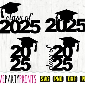 Class of 2025 SVG DXF PNG Pdf Graduation 2025 Svg - Etsy