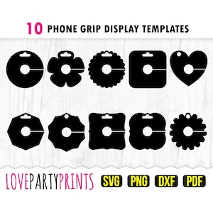 Modelo de exibição de suporte para telefone Svg, DXF, PNG, PDF, modelos de suporte para telefone 3,5" Svg, embalagem de suporte para telefone, modelo de suporte para telefone, 1218