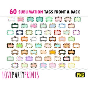 Dog Tag Sublimation PNG Bundle, Dog Bone Tag, Dog Tag Template PNG, Pet Tag Sublimation, Personalised Dog Tag, Digital Download, PNG, CA146