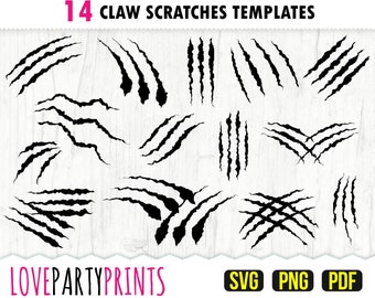 Claw Scratches SVG PNG PDF, Scratch Svg, Claw Marks Svg, Tiger Scratch Svg, Cat Scratch Svg, Animal Scratch Svg, Cat Svg, Claw Svg, 1257