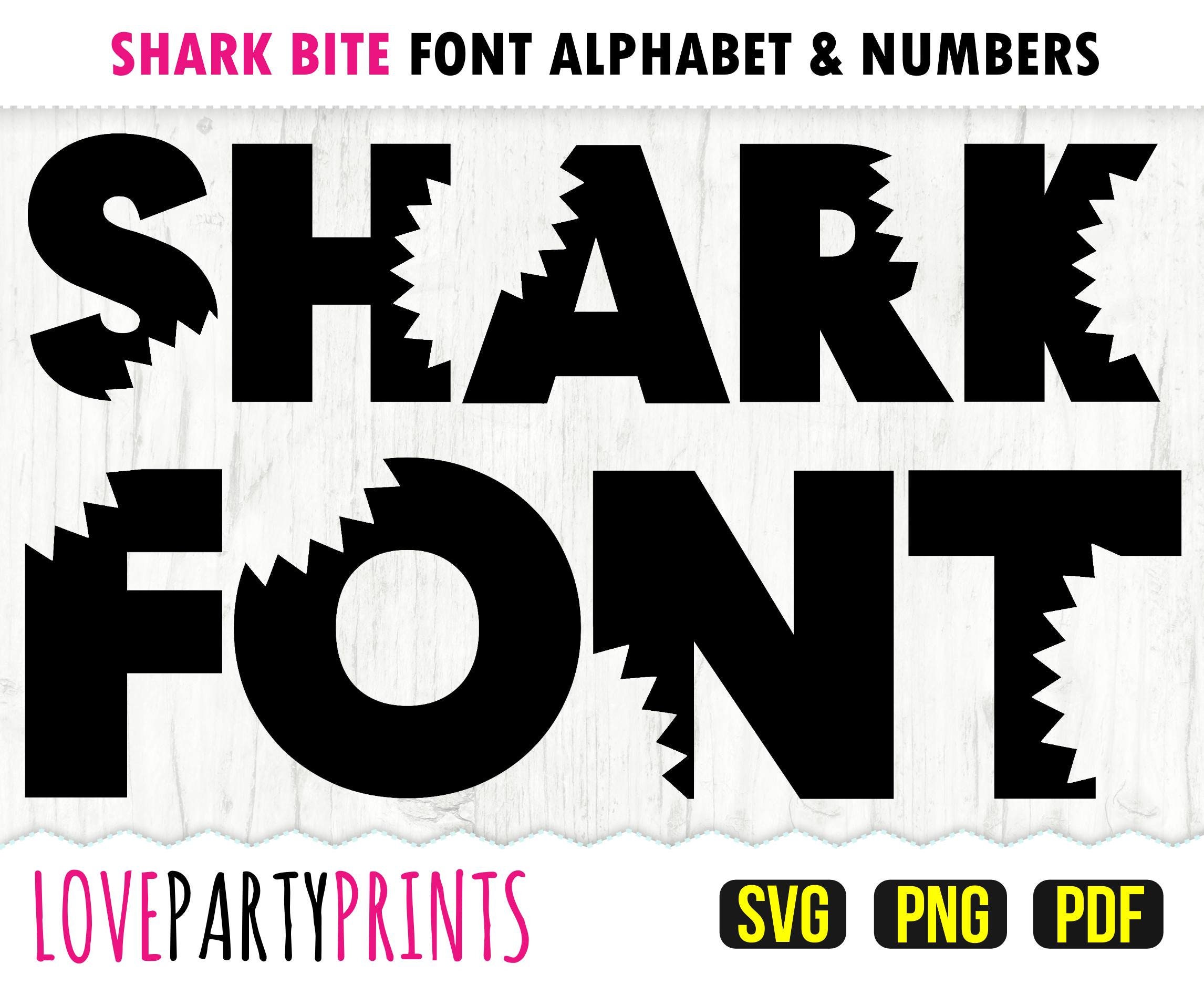 Shark Bite Font Shark Font Otf Shark Font Svg Shark L vrogue.co