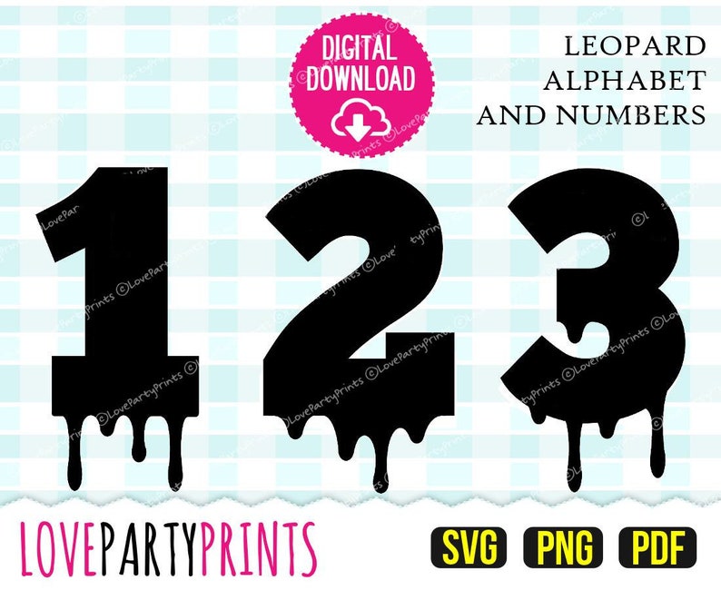 DRIPPING FONT SVG Png and Pdf Files, 300dpi High Quality, Alphabet and ...