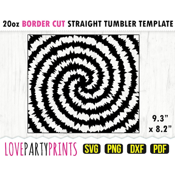 Tie Dye Tumbler Wrap SVG, DXF, PNG, Pdf, 20 oz Skinny Tumbler Template, Tumbler Wrap File, 20oz Straight Wall, Template Cut File, 1245