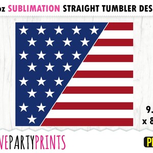 4 juli Tumbler SVG, DXF, PNG, Pdf, 20 oz smal tumblermall, tumbleromslagsfil, 20oz rak vägg, mallklippsfil, 1163 bild 4