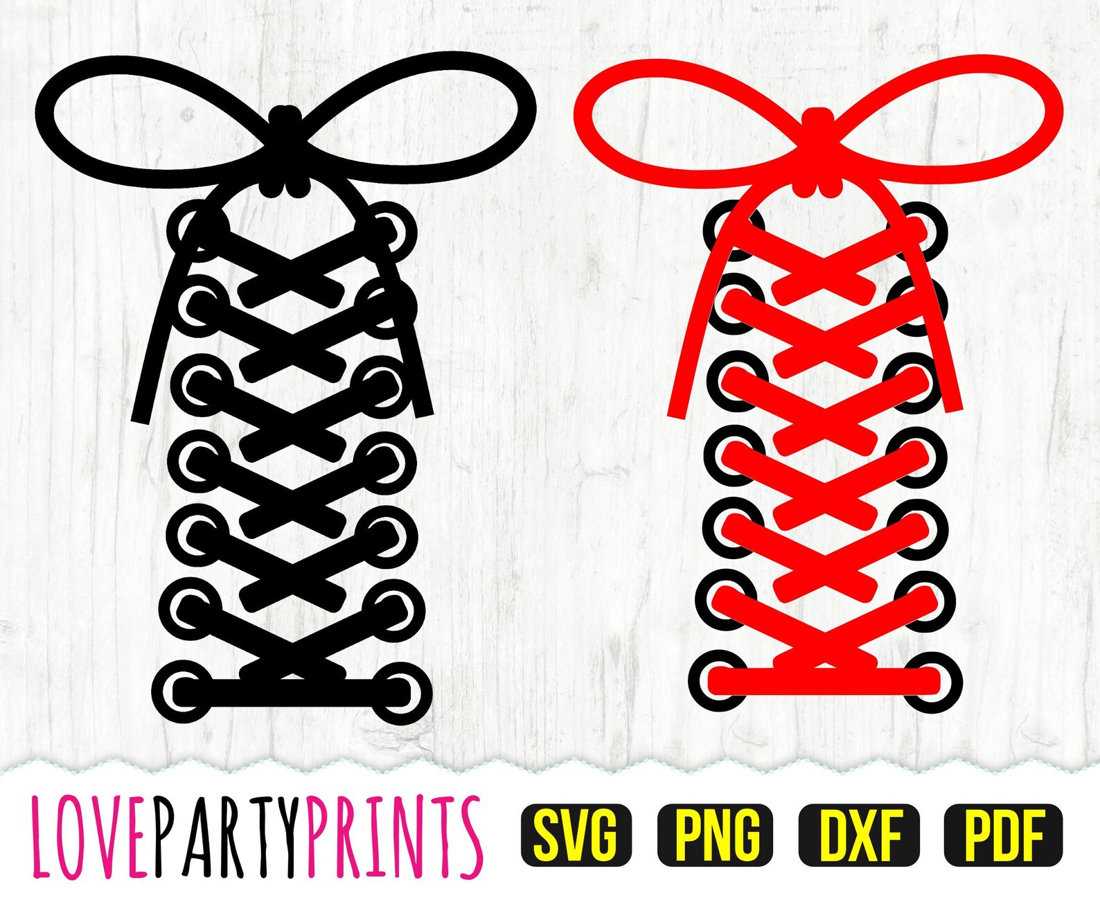 Shoelace Svg DXF PNG PDF Shoe Laces Svg Trainers Laces Etsy