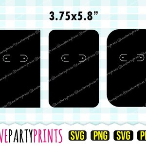 Empaque de aretes Svg, DXF, PNG, PDF, Tarjeta para aretes Svg, Plantilla de empaque de aretes Svg, Exhibidor de aretes Svg, (svg723)