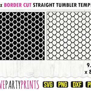 Dragon Scales Wrap SVG, DXF, PNG, Pdf, 20 oz Skinny Tumbler Template, Dragon Full Wrap Template, Template Cut File, (svg961)