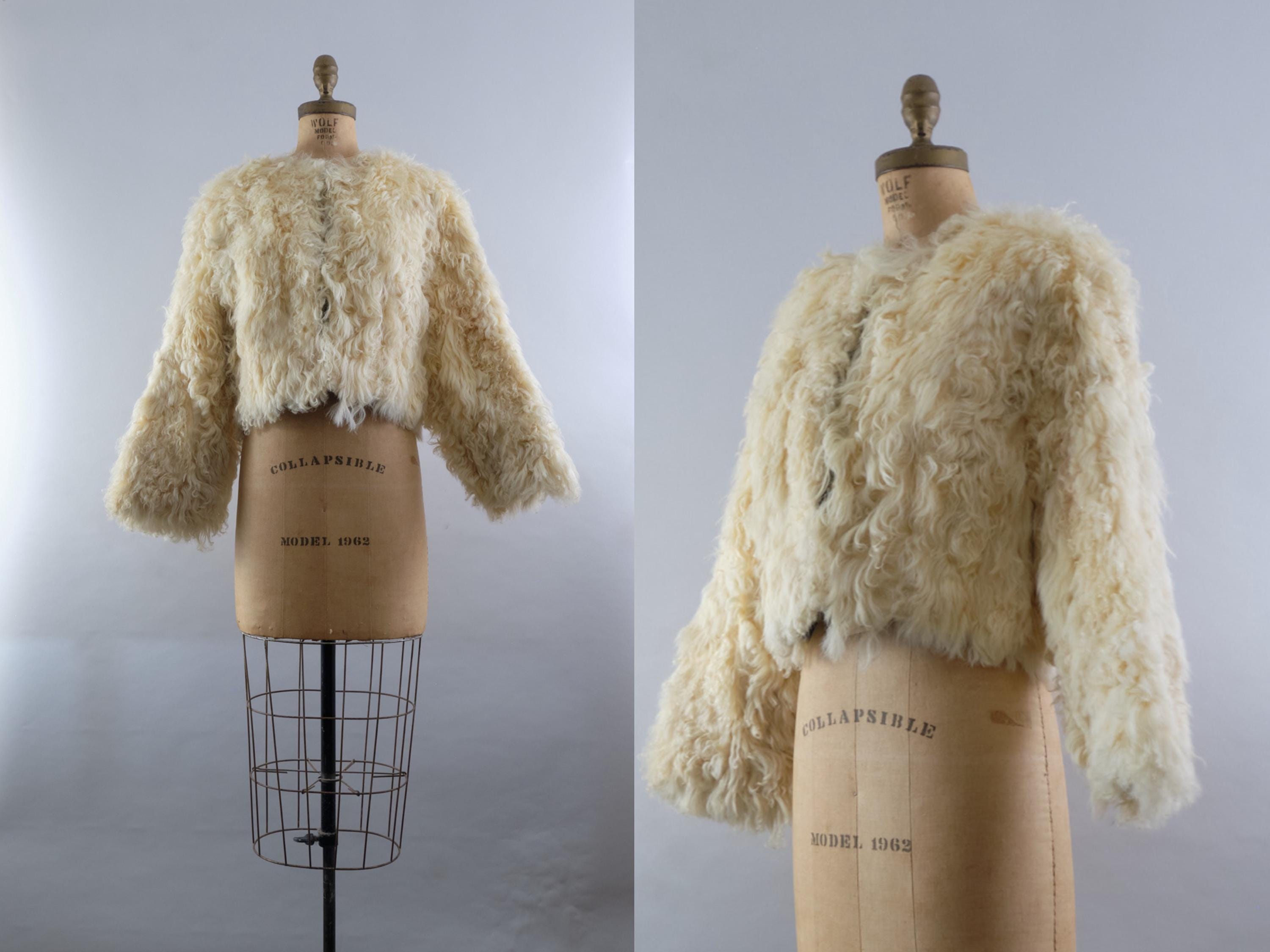 Mongolian Crop Fur Jacket - Etsy