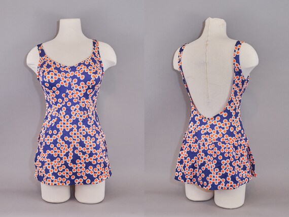 70s Jantzen Bathing Suit Polka Dots Swimwear