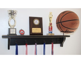 Basketball Trophy Shelf