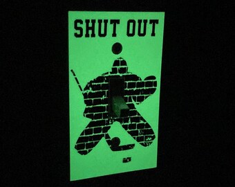 Hockey Goalie Light Switch Cover Decal