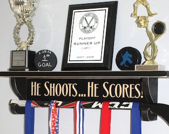 He Shoots... He Scores!  - Trophy Shelf