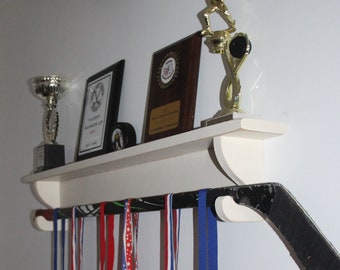 Trophy Shelf with Stick Brackets