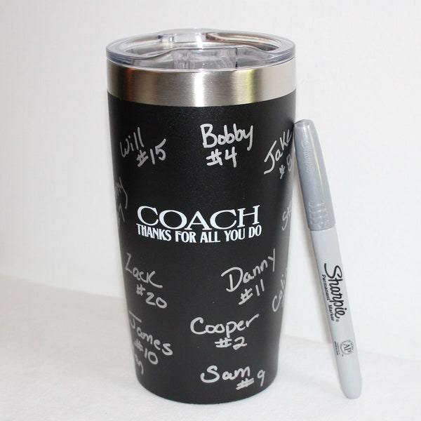 Coach Gift,Coach Travel Mug,Tumbler,Coffee,Soccer,Lacrosse,Baseball,Football,Wrestling,Swimming,Softball,Hockey,Basketball,Thank You Coach