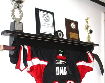 Trophy Shelf with Stick Brackets