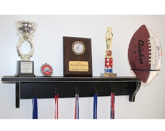 Football Trophy Shelf