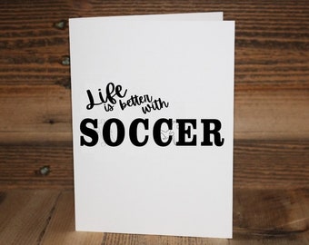 Soccer Greeting Card