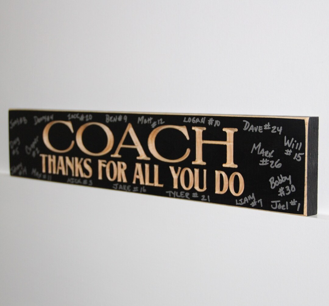 Coach Gifts,best Coach Gifts,unique Coach Gifts,gifts for Coach,sign