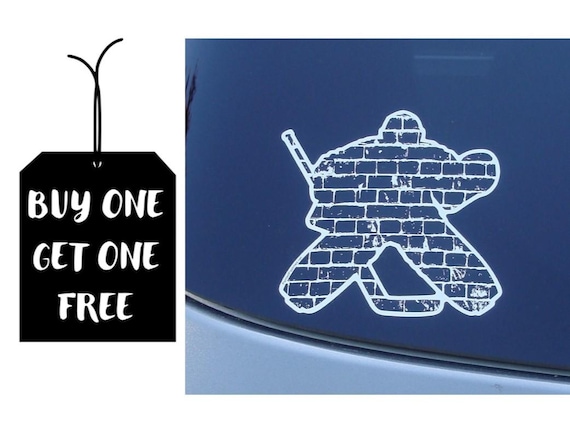 Hockey Goalie Car Decal: Mom Gift, Bumper Sticker