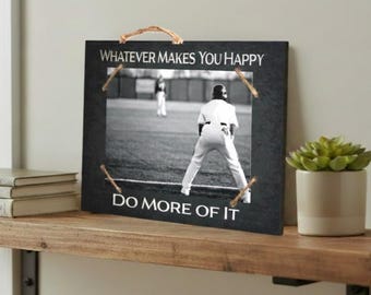 Baseball Photo Frame: Sports Room Decor, Baseball Gift, 4x6 For Any Sport or Hobby