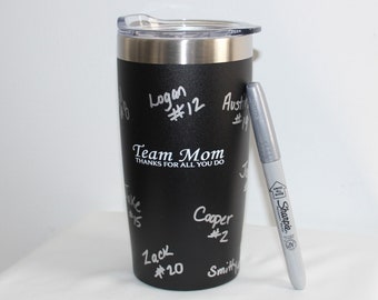 TEAM MOM  Travel Tumbler