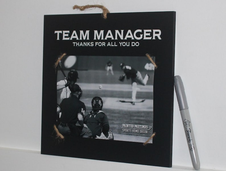 Team Manager Photo Frame: Sports Thank You Gift - Etsy
