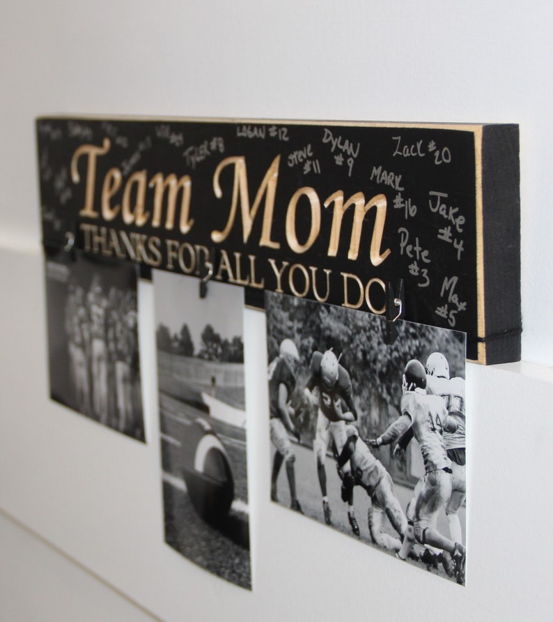 Football Team Mom Giftteam Mom Signfootball Coach Etsy