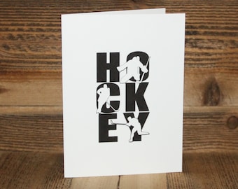 Hockey Greeting Card