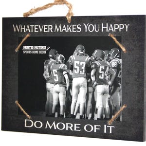 Football Photo Frame: Gift for Player, Bedroom Decor (4x6 Photo Size)
