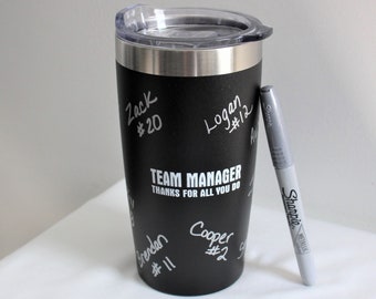 TEAM MANAGER  Travel Tumbler