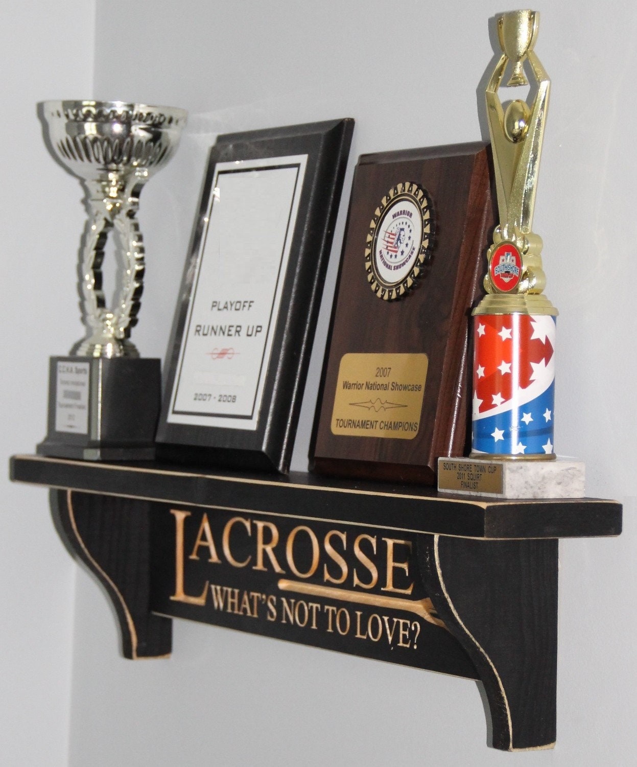 Hockey Trophy Shelf Display HOCKEY Whats not to love? 