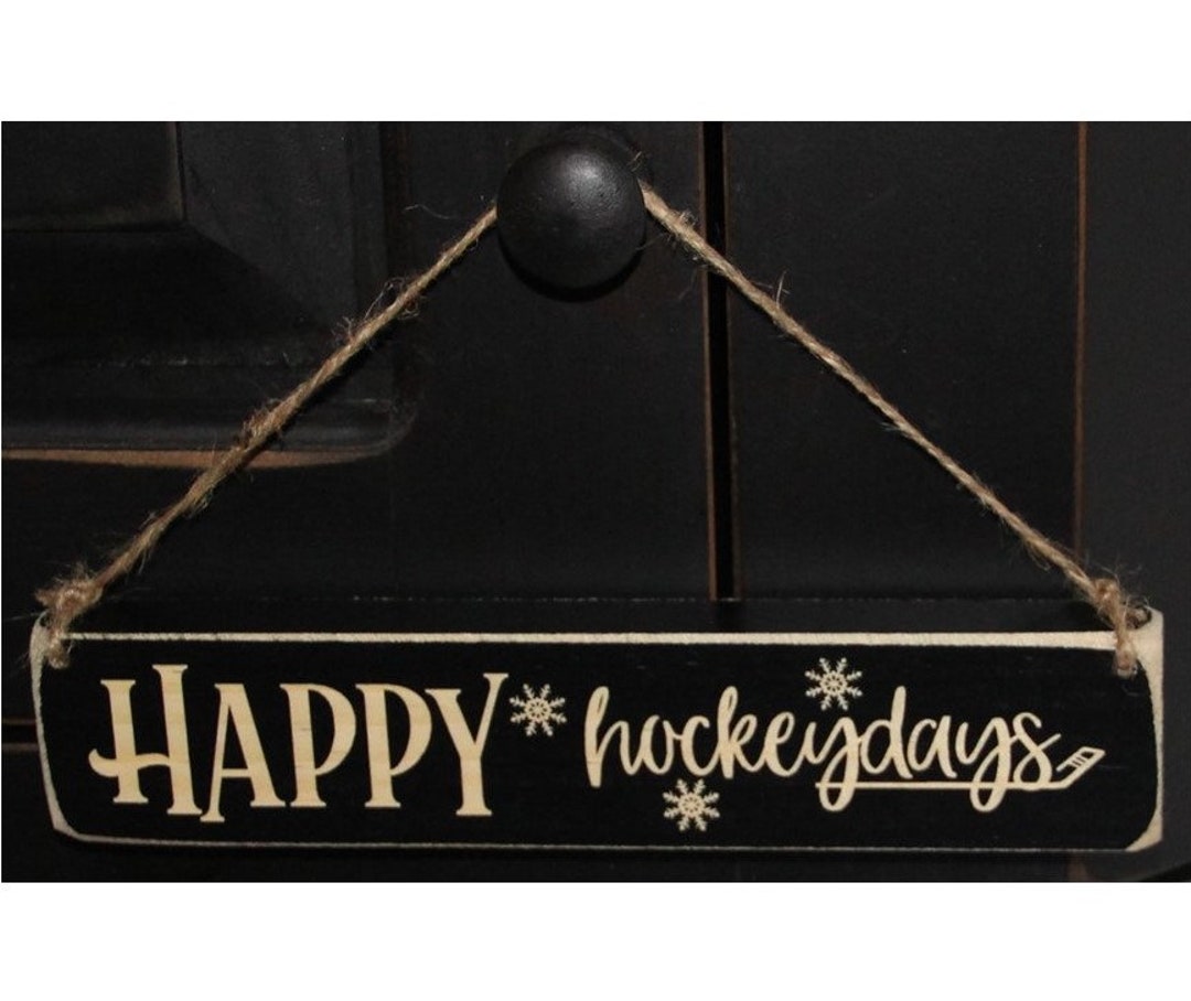 Hockey Signhockey Gift Ideahockey Ornamenthockey Christmas - Etsy Norway